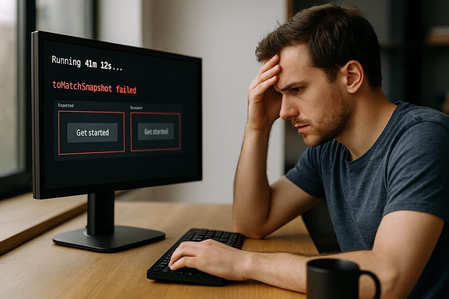 Push to reset the world.