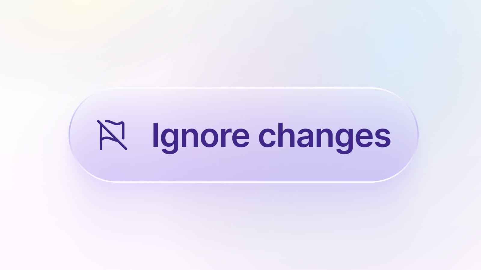 Ignore changes