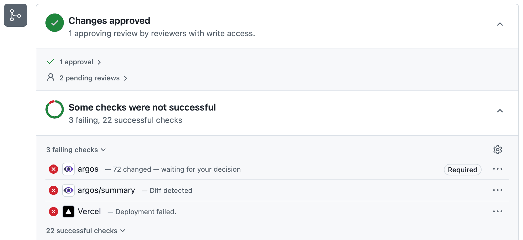 GitHub Checks with Argos