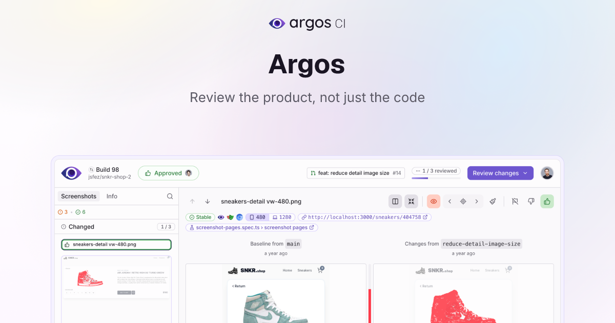 Argos screenshot 1