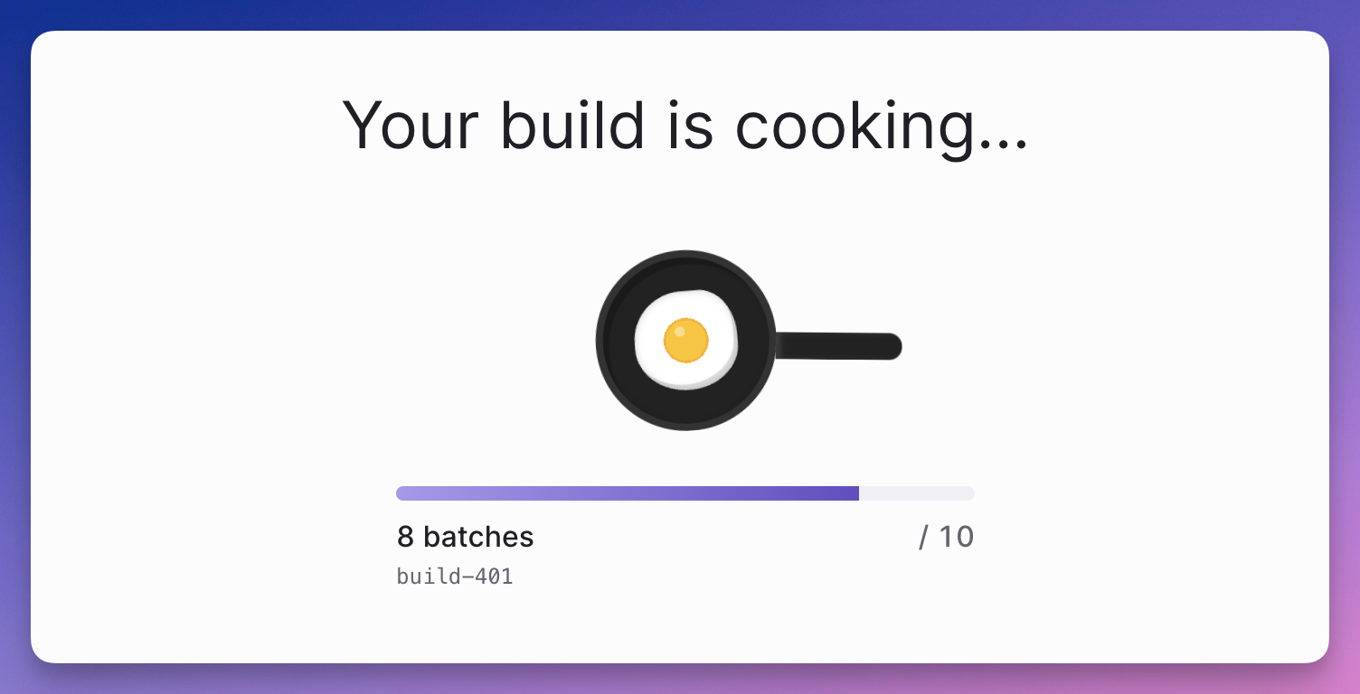 Enhanced batch progress visualization · Changelog